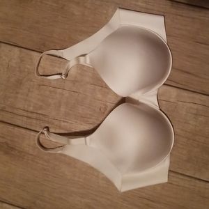 Soma Vanishing Back Full Coverage Ivory White Bra 34C